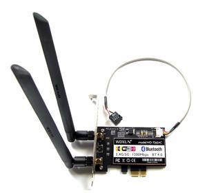 AC7265 7265ac 802.11AC double bande 867Mbps BT 4.0 adaptateur réseau PCI-E interne Compatible Intel <span class=keywords><strong>7265NGW</strong></span> pour ordinateur de bureau WIFI - Product Image 3