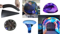 Écran LED dôme intérieur Fulida P1.8 8K, écran commercial incurvé sans soudure, installation flexible