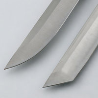 Couteau utilitaire à lame fixe en acier D2, manche en bois naturel, couteau de chasse et de camping EDC tranchant, multifonctionnel, personnalisable