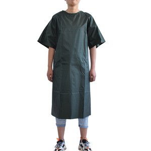 Short Sleeve Waterproof <b>Work</b> <b>Apron</b> Unisex Reversible Backless Cover Up Solid Color For Men Women Adult - Product Image 5