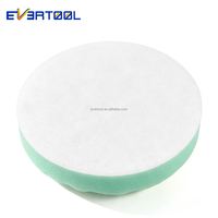EVERTOOL Kit de cirage de voiture Tampons de polissage Tampons de polissage Bonnets Éponge et matériau en mousse Compatible avec la perceuse