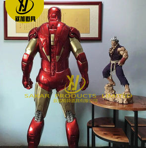 Figura de película personalizada de fibra de vidrio, escultura de <span class=keywords><strong>Iron</strong></span> <span class=keywords><strong>Man</strong></span> MK7, figura de resina, estatua de <span class=keywords><strong>Iron</strong></span> <span class=keywords><strong>Man</strong></span> - Product Image 4