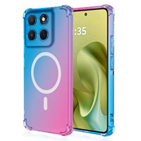 Plus de 1000 modèles en stock, coque de téléphone anti-chute à quatre côtés, coque de téléphone magnétique antichoc pour Moto G67/G77 G86 G75