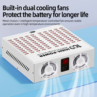 Chargeur de bureau USB 400W 5V 1A/2A/2.4A à 100 ports avec ventilateur et interrupteur, coque en fer, compatible US EU UK AU pour iPhone/Microphone/Tablette/Montre connectée