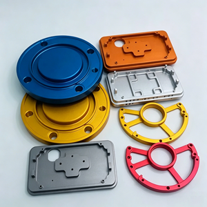 Brida Circular de Aluminio de Alta Precisión Mecanizada por CNC, Herraje de Conexión para Buje de Rueda Hueco Anodizado Multicolor - Product Image 1