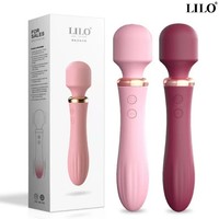 Masseur personnel puissant à vibrations, vibromasseur AV Wand, grand vibromasseur à balle pour point G, rechargeable par USB, étanche et silencieux pour femmes
