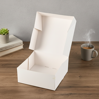Boîte en carton recyclable avec impression en relief, assiette jetable