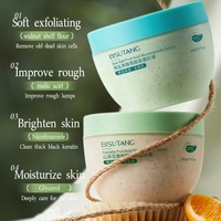 BISUTANG sel de mer gommage corporel acide malique niacinamide nettoyage en profondeur exfoliant hydratant éclaircissant soins de la peau pour une douceur