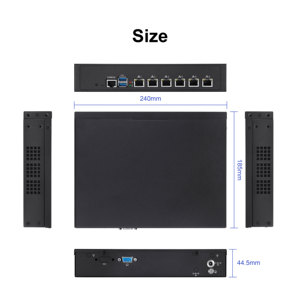 Mini routeur pare-feu Intel Core i3 1115G4 6*2 5G I226-V Console RJ45 Auto Power on SD-WAN Mini PC Mikrotik X86 Desktop <span class=keywords><strong>Network</strong></span> - Product Image 5