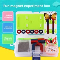 Kit de Experimentos Magnéticos con Imanes en Forma de U, Levitación Magnética y Brújula, Juguete Educativo para Niños y Estudiantes