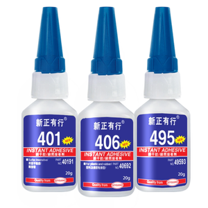 Giá nhà máy, keo số lượng lớn 401/406/495, 401 độ nhớt trung bình, 406 độ nhớt thấp, 495 độ bền cao, đông cứng nhanh, cyanoacrylate - Product Image 1