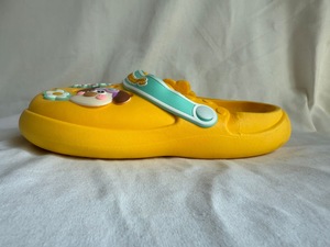 Pantofole Gialle con Punta Rotonda per Uomo, Taglie 35-40, Tomaia in PVC, Suola in EVA, Antiscivolo, per Casa, Tutte le Stagioni - Product Image 5