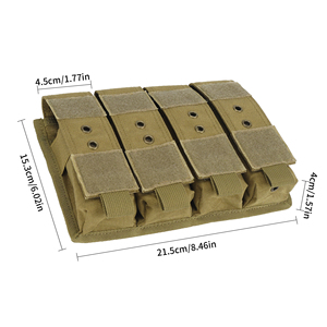 SABADO Tasche Tattiche Porta-Caricatori a Estrazione Rapida, Accessorio Multifunzionale Molle per <span class=keywords><strong>Difesa</strong></span> Personale - Product Image 6