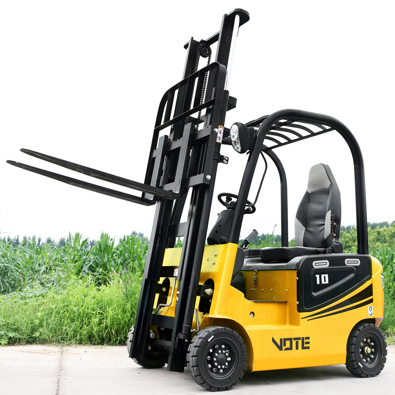 Electric Forklift Four Wheel 1 Ton
