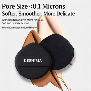 Ensemble de 3 houppettes à poudre Air Cushion avec boîte de rangement, utilisation humide ou sèche, houppette de maquillage Rubycell pour fond de teint - Product Image 2