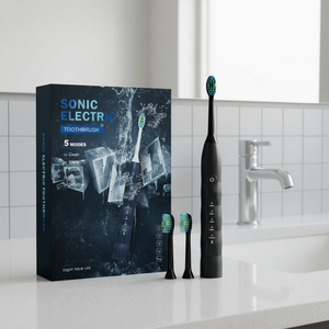 Charmhome High Frequency Sonic <b>Vibration</b> Cleaning Teeth Dirt IPX7 Multiple Working Modes Sonic Electric Toothbrush - Product Image 1