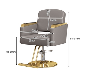 Sedie da salone di nuovo stile sollevamento capelli taglio sedile di bellezza donne parrucchiere salone asciugatrice sedie da barbiere - Product Image 6