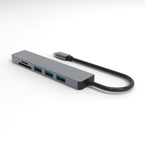 6 trong 1 USB <span class=keywords><strong>C</strong></span> đến 4K HDMI hai USB 2.0 3.0 <span class=keywords><strong>C</strong></span>ổng SD/TF Đầu Đọ<span class=keywords><strong>c</strong></span> Thẻ loại <span class=keywords><strong>C</strong></span> HUB Tương thích với máy tính xách tay và loại <span class=keywords><strong>C</strong></span> thiết bị. - Product Image 1