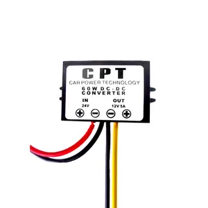 CPT DC DC langkah down Converter voltage regulator Module 24 V untuk 12 V 5A 3A 2A 1.5A power adapter