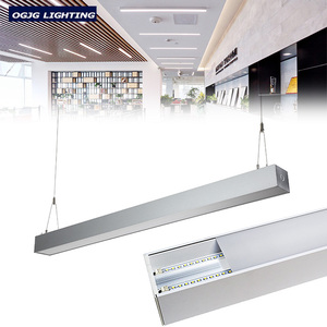 Lên Xuống Ánh Sáng Lịch Thi Đấu Văn Phòng Batten Lights Liền Mạch Linkable Led Pendant Ánh Sáng Tuyến Tính - Product Image 4