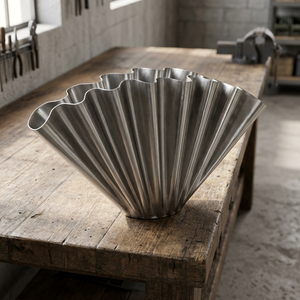 Décoration de table basse, vase moderne en métal avec motif diamant, pot décoratif fait main pour l'intérieur de la maison - Product Image 6