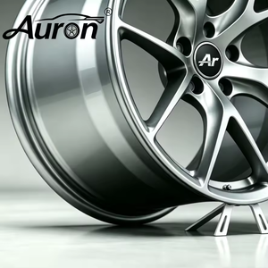 Jantes de voiture en alliage d'aluminium forgé Auron - Noir brillant multi-rayons PCD 114,3 mm ET20 Convient aux modèles M3 M4 F87/F80/F90/G20/G30 - Product Image 1