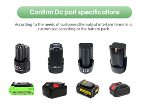 Caricabatterie per Utensili Elettrici con 2 Porte USB PD 260W Universale Spina <span class=keywords><strong>EU</strong></span> Protezione OTP OVP Caricabatterie Ecologico - Product Image 4