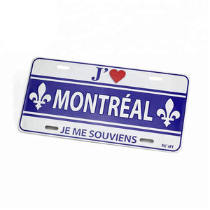 Custom aluminium 3d hawaii afdrukken auto kenteken - Product Image 6