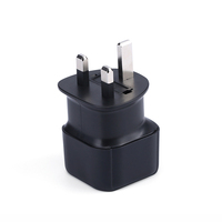 Adaptateur de Voyage de Haute Qualité du Royaume-Uni vers l'Europe, Adaptateur Universel de Voyage UK pour la Plupart des Prises Européennes (UE, Espagne, France) Types C/E/F