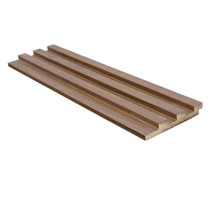 Panneaux décoratifs rainurés en MDF de 18 mm, aspect bois, revêtement mural intérieur pour salon, bureau, hôtel et design de magasins - Product Image 4