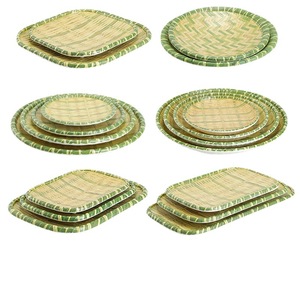 จานไม้กลมเมลามีนจานไม้ไผ่ดีไซน์ใหม่ - Product Image 4