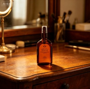 Esencia de aceite de argán refinado al por mayor, 50 ml, suero capilar de doble cuidado para cabello seco y dañado, no pegajoso, con protección contra el calor - Product Image 4