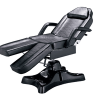 Fauteuil de Beauté Moderne de Haute Qualité pour Salon, Lit Facial Hydraulique Rotatif, Chaise de Tatouage et de Piercing, Réglable en Hauteur, en Cuir PU