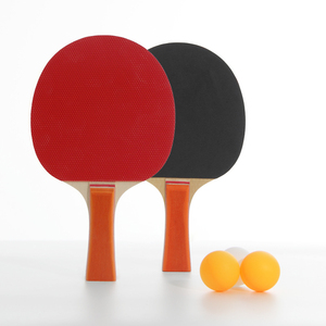 Raqueta de tenis de mesa de madera pura directa de nuestra fábrica de alta calidad con espinillas de doble cara-en raquetas de goma Loki Ping Pong - Product Image 1