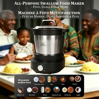 Blender Dapur Heavy Duty 6L Stainless Steel Multifungsi Rendah Kebisingan Pemanas Pembuat Fufu Banku Penggiling Adonan 800W