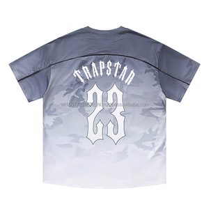 Camiseta Deportiva de Moda con Malla Degradada de Color Jersey, Manga Corta, Personalizable, Transpirable, Anti-UV, de Secado Rápido, Poliéster/Algodón - Product Image 5