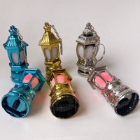 Nouvelle mode Offre Spéciale bon marché en plastique Ramadan cadeau lanterne porte-clés lumière LED pour Ramadan décoration joyeux Eid Mubarak lanterne