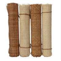 Rouleau de cannage en rotin naturel de qualité supérieure, maille ouverte pour remplacement de sièges de chaises de salle à manger et rénovation de meubles