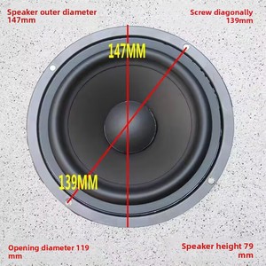 KYYSLB 40-100W <span class=keywords><strong>2</strong></span> 4 6 8 <span class=keywords><strong>ohm</strong></span> 5-inch orta düşük frekans hoparlör sürücü birimi ev ses yüksek sadakat ısıtma hoparlör için yüksek güç - Product Image 5