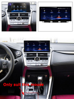 MEKEDE 10.25 "8core 4 + 64GB 1920*720 Vidéo de voiture pour Lexus NX 200t 300h Nx200T 2018 Car-play AHD Caméra Radio GPS BT WIFI