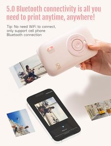 <span class=keywords><strong>HPRT</strong></span>-Mini imprimante photo instantanée <span class=keywords><strong>portable</strong></span>, imprimante thermique sans fil à sublimation thermique - Product Image 2
