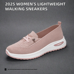 Nouvelles Chaussures de Marche Coréennes pour Femmes 2025 – Baskets Décontractées Légères et Respirantes pour l'Été et l'Automne, Antidérapantes avec Semelle Amortissante – Vente en Gros - Product Image 2