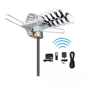 <span class=keywords><strong>Antenne</strong></span> <span class=keywords><strong>TV</strong></span> extérieure 360° °   <span class=keywords><strong>Antenne</strong></span> amplifiée 4K 1080P UHF VHF pour chaînes locales gratuites, résistante aux intempéries, anti-5G, pour maison, <span class=keywords><strong>camping</strong></span>-car, grenier - Product Image 2