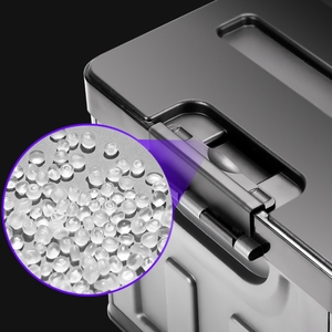 Oem đa chức năng có thể gập lại PP nhựa lưu trữ hộp hình chữ nhật hình dạng 35L công suất bền hộ gia đình sử dụng phân loại lưu trữ - Product Image 4