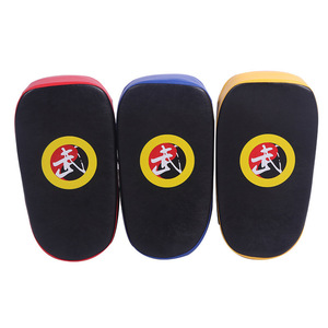 Cibles de frappe incurvées épaissies pour l'entraînement de Taekwondo, rouge, jaune, bleu, Wupai, équipement de combat durable pour adultes et enfants - Product Image 4