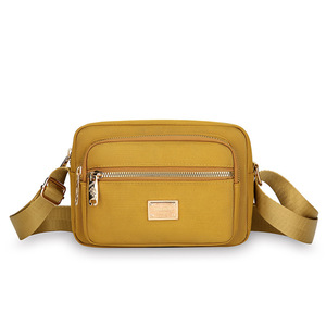 Stylish Oxford Cloth Shoulder <b>Bag</b> Multi-layer Zipper Portable Everyday Use Women's <b>Bag</b> Purple Yellow Red Pink Blue <b>Black</b> - Product Image 5