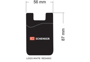 Porte-cartes en silicone monocouche personnalisé avec logo, écologique, cadeaux originaux, autocollant pour l'arrière du téléphone portable, Noël, vente en gros - Product Image 6