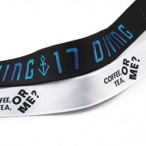 Lanière de sécurité détachable pour clé, noir et blanc, personnalisable, directement de l'usine - Product Image 3