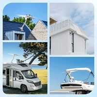 Support réglable Starlink Gen 3 en acier inoxydable compatible avec les antennes standard, incluant un adaptateur de tuyau pour fixation murale ou sur toit, accessoires de jeu