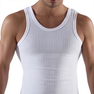 Men's O-Neck Sleeveless Knitted <b>Tank</b> <b>Top</b> Solid Color Casual Wear in Beige Gray Brown <b>Black</b> Polyester/Cotton Anti-Pilling - Product Image 4